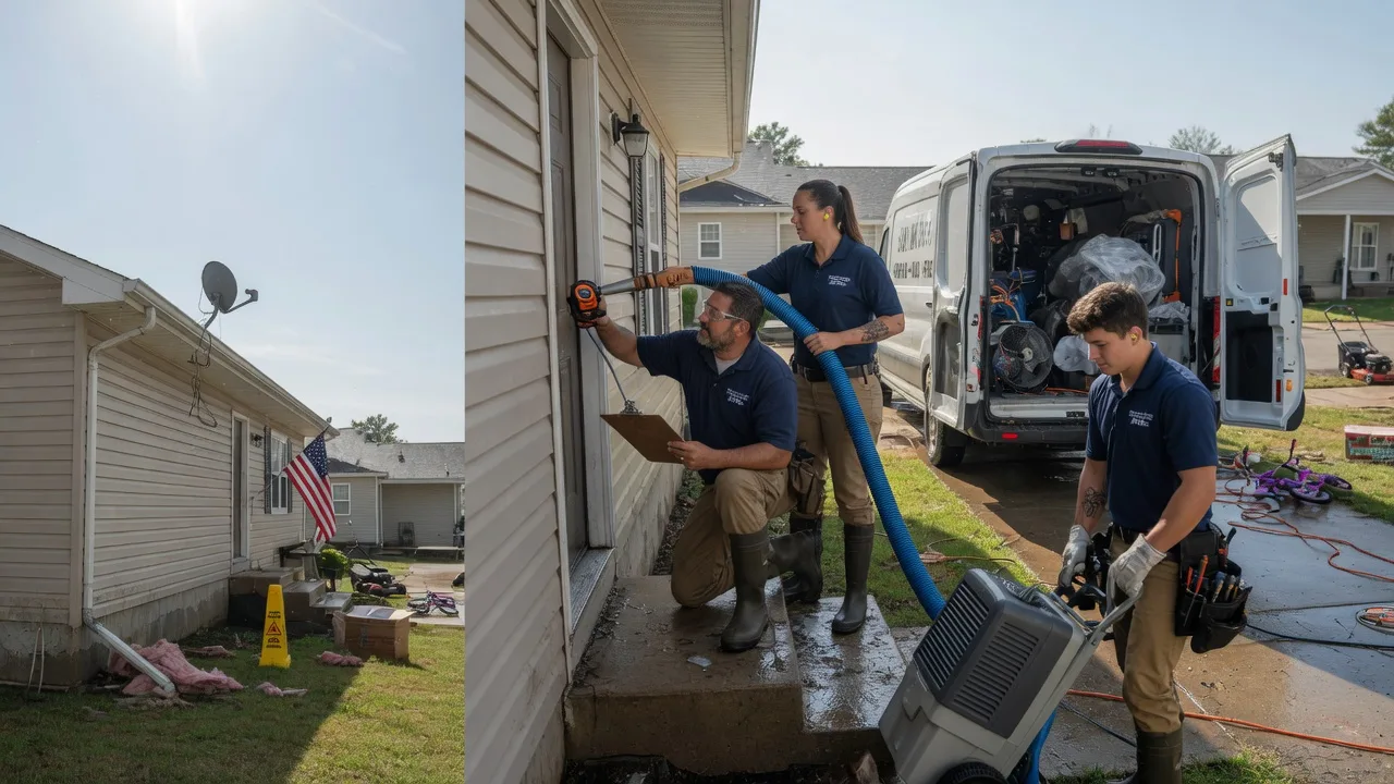 Ceiling Water Damage Restoration in Dennis, KS near me